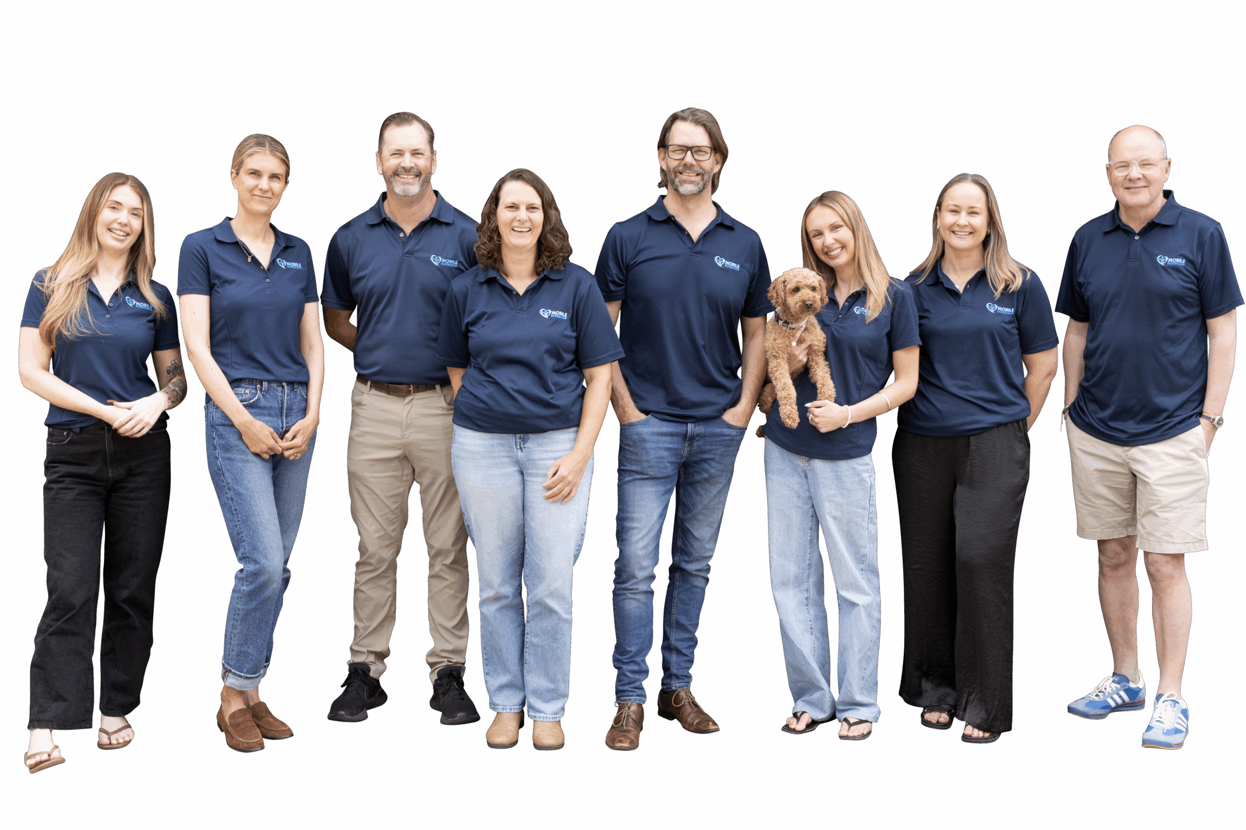 Mobile Screening’s central client enquiry and bookings team responding to workplace health screening enquiries across Australia.