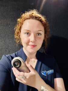 Workplace skin health check expert Harriet Clayton