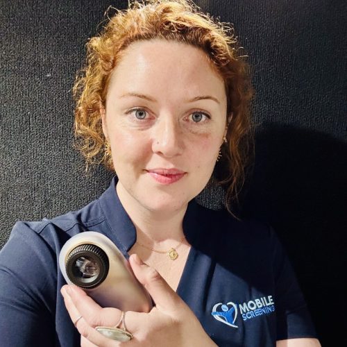 Workplace skin health check expert Harriet Clayton